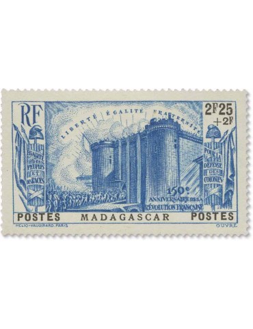 n° 210/213* - Timbre MADAGASCAR Poste 2