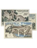 n° 75/77** - Timbre MADAGASCAR Poste Aerienne