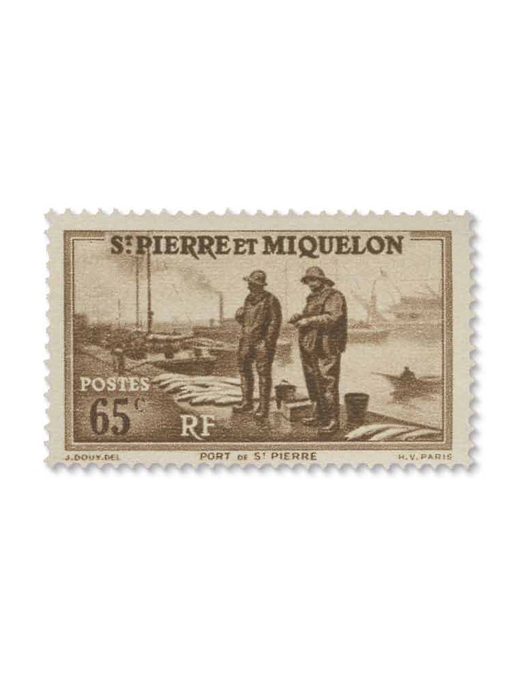 n° 167/188* - Timbre SAINT-PIERRE ET MIQUELON Poste