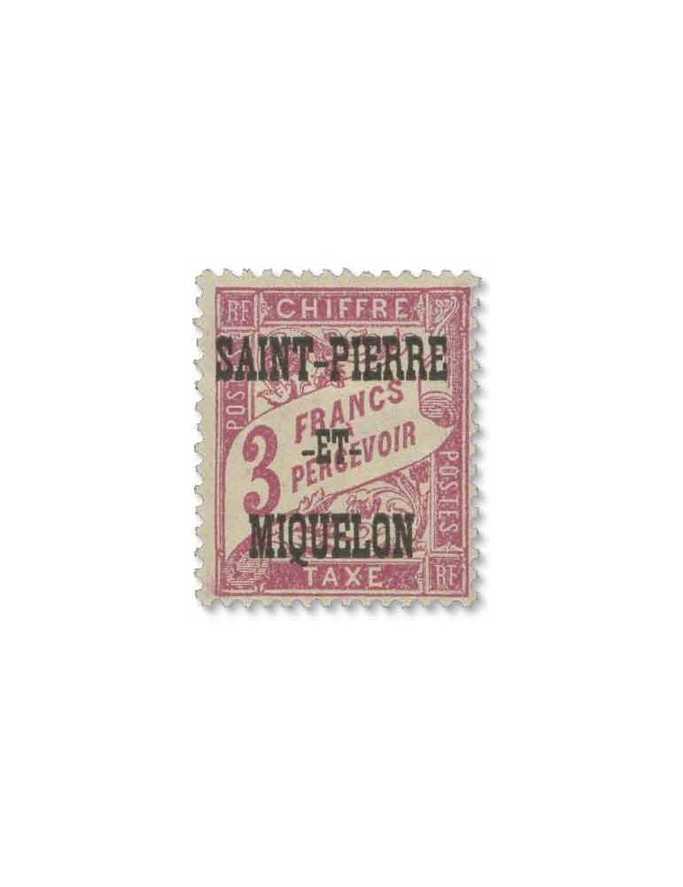 n° 10/20* - Timbre SAINT-PIERRE ET MIQUELON Taxe