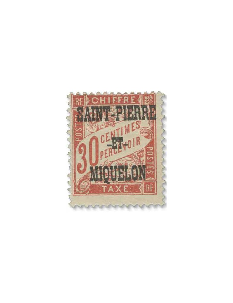 n° 10/20* - Timbre SAINT-PIERRE ET MIQUELON Taxe