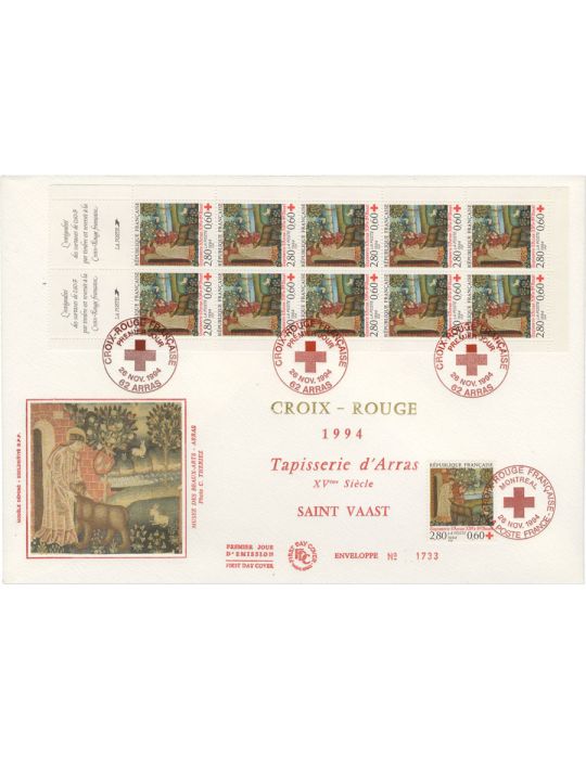 France : Carnets Croix-Rouge (entre 1992 et 2001)