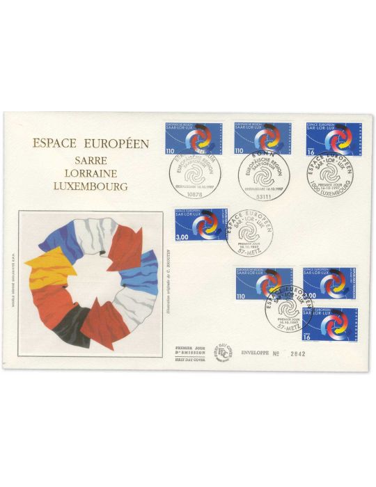 France: 10 enveloppes 1er jour (Grand format)