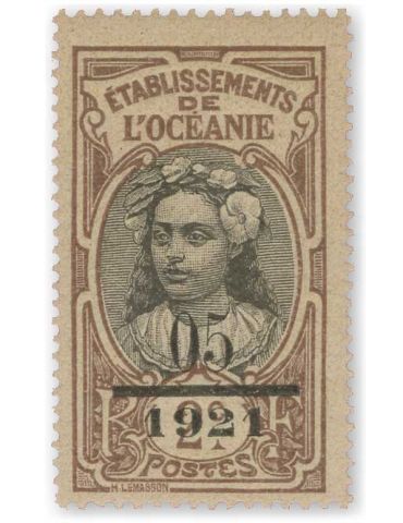 n° 44/46 - Timbre OCEANIE Poste 2
