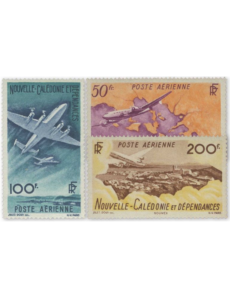 n° 61/63 - Timbre NOUVELLE CALEDONIE Poste Aerienne