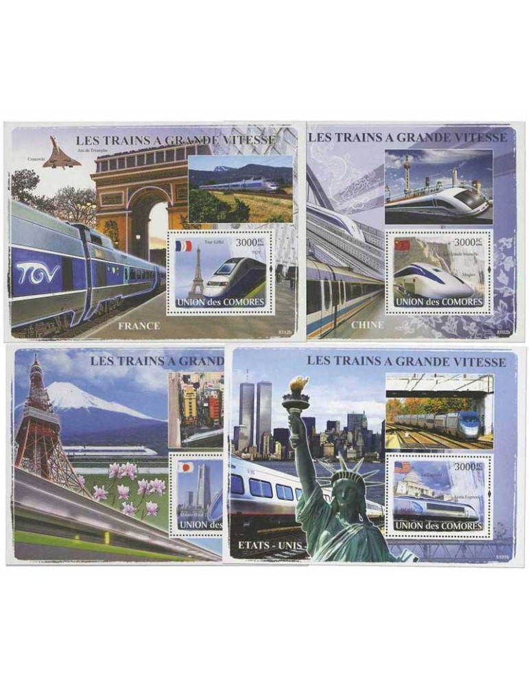 COMORES : Thématique "Les Trains à grande vitesse"
