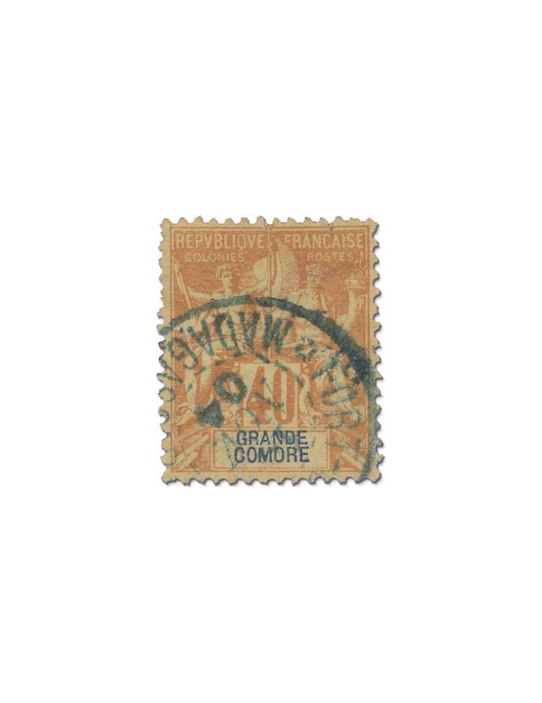 n° 10/11 obl. - Timbre GRANDE COMORES Poste