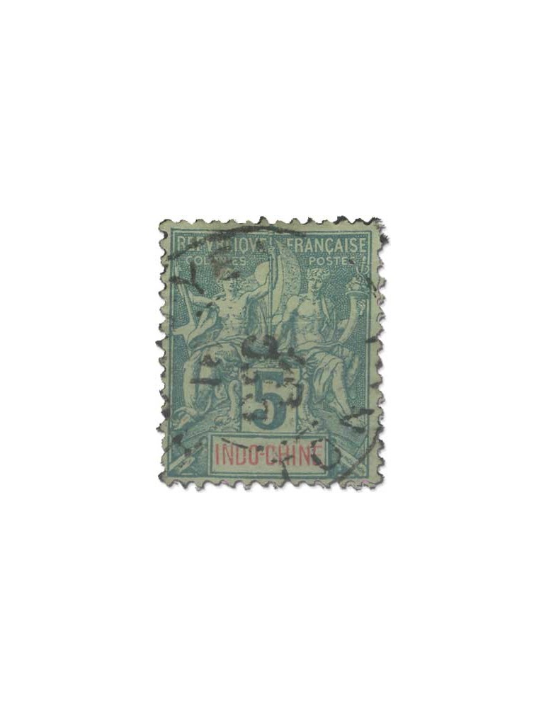 n° 3/16*/obl. - Timbre INDOCHINE Poste