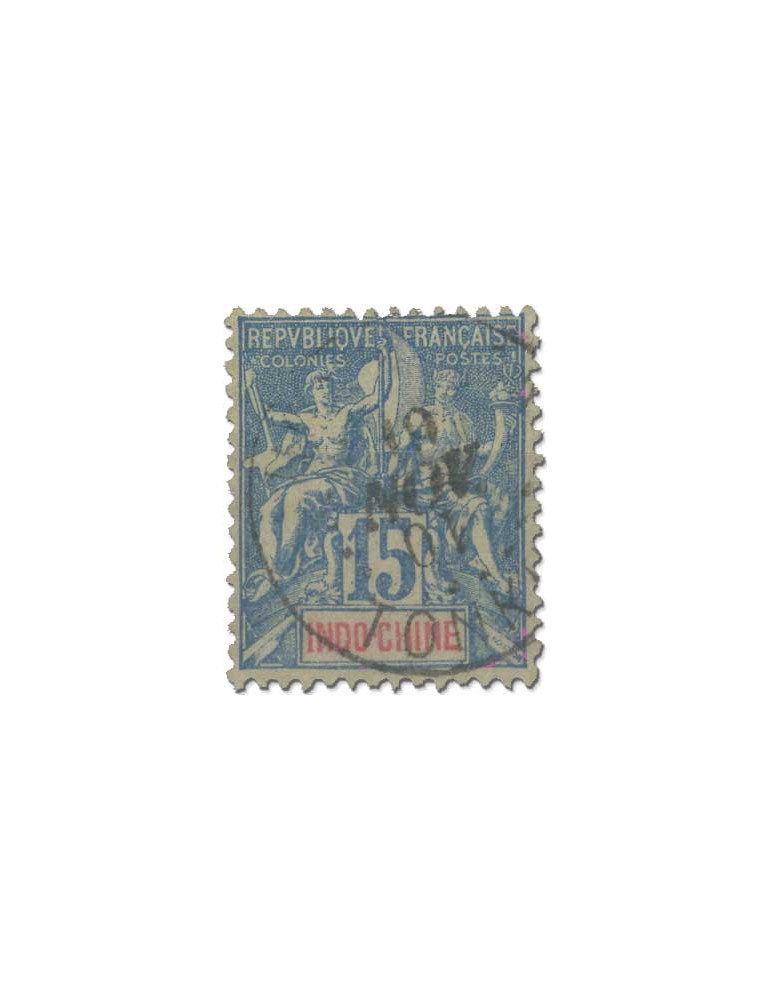n° 3/16*/obl. - Timbre INDOCHINE Poste