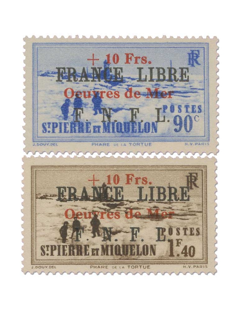 n° 311A/311B** - Timbre SAINT-PIERRE ET MIQUELON Poste