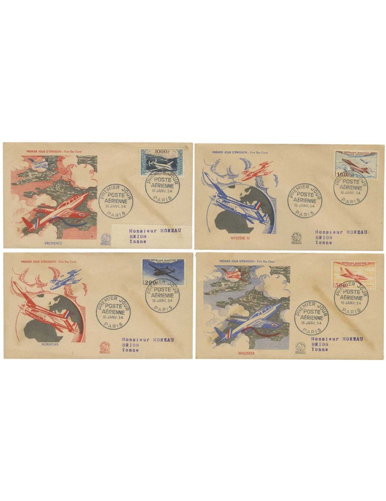n° 30/33 obl. - Timbre FRANCE Poste Aerienne