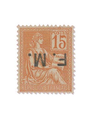 n° 1a** - Timbre FRANCE Franchise Militaire