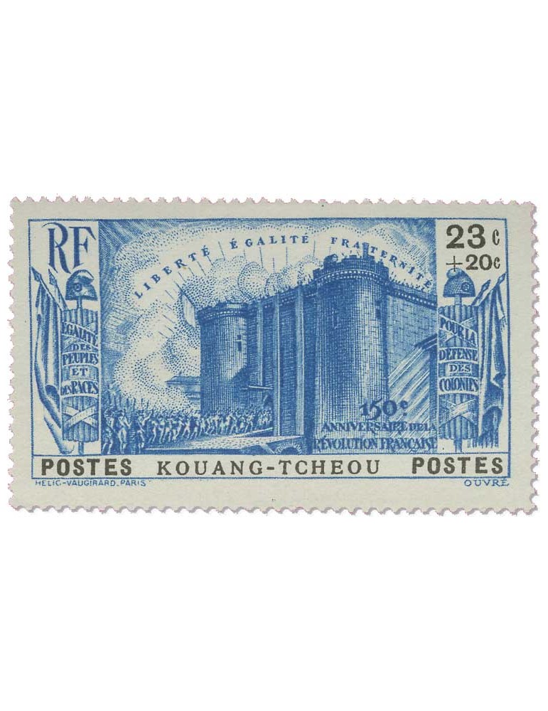 n° 120/124* - Timbre KOUANG-TCHEOU Poste