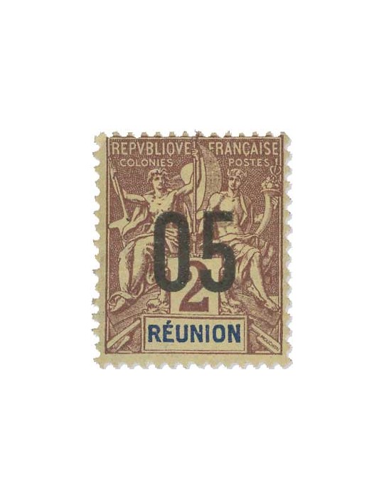 n° 72/79* - Timbre REUNION Poste