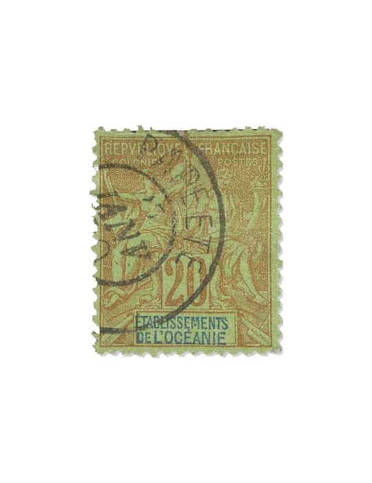 n° 1/13*/obl. - Timbre OCEANIE Poste