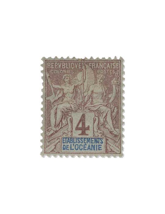n° 1/13*/obl. - Timbre OCEANIE Poste