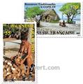 n° 326/327 -  Selo Polinésia Correios