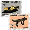 nr. 8/9 -  Stamp Polynesia Revenue stamp