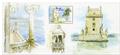 nr. 38/43 -  Stamp France Souvenir sheets