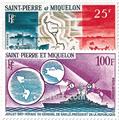 n° 38/39 -  Timbre Saint-Pierre et Miquelon Poste aérienne