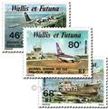 n° 89/91  -  Selo Wallis e Futuna Correio aéreo