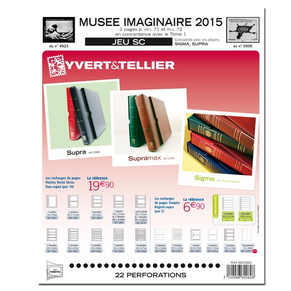 MUSEE IMAGINAIRE SC : 2015 (JEUX AVEC POCHETTES)