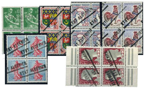 Algérie : Timbres français surchargés "Etat algérien" neuf** Algérie : Timbres français surchargés "Etat algérien" neuf**