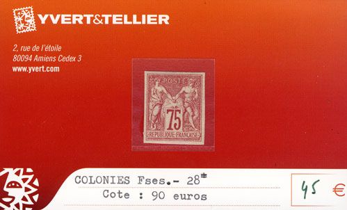 COLONIES FRANCAISES - n° 28* COLONIES FRANCAISES - n° 28*