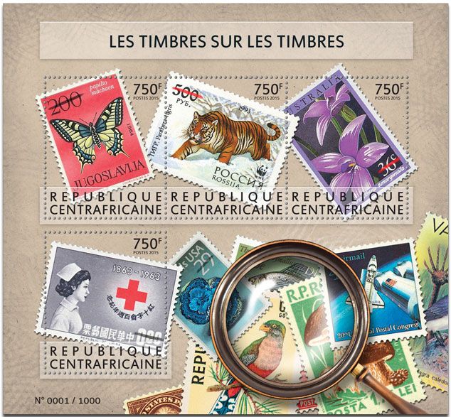 n° 3912 - Timbre CENTRAFRICAINE Poste n° 3912 - Timbre CENTRAFRICAINE Poste