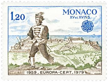 n° 1186a/1188a (BF 17) -  Timbre Monaco Poste