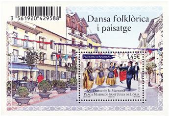 nr. F727 -  Stamp Andorra Mail