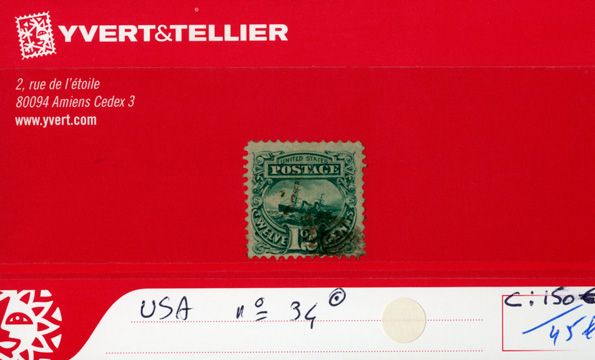 ETATS-UNIS - n°34 obl. ETATS-UNIS - n°34 obl.
