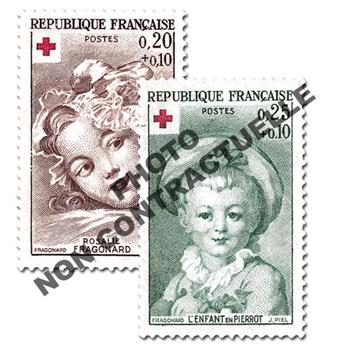 n.o 1366a / 1367a -  Sello Francia Correos