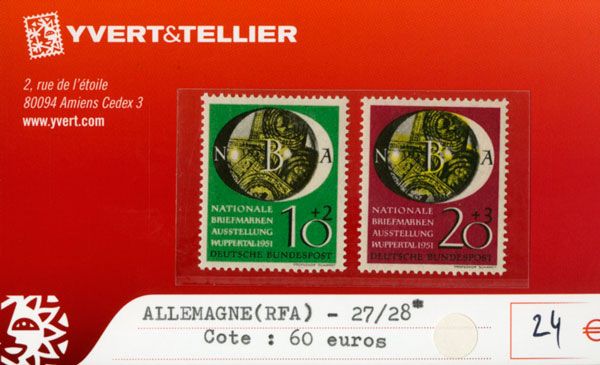 ALLEMAGNE FEDERALE - n°27/28* ALLEMAGNE FEDERALE - n°27/28*