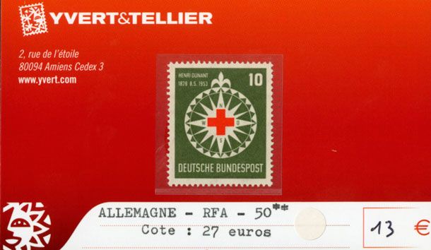 ALLEMAGNE FEDERALE - n°50**. ALLEMAGNE FEDERALE - n°50**.
