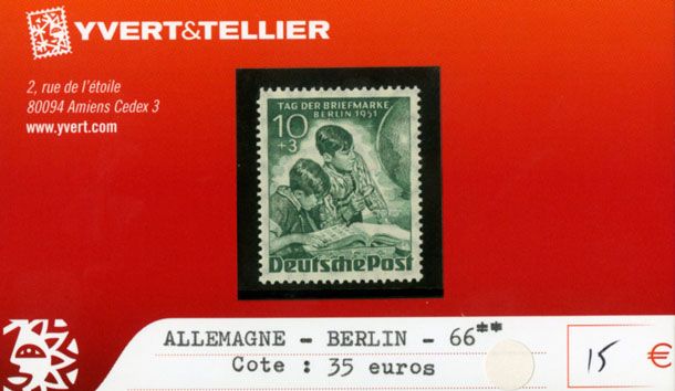 ALLEMAGNE BERLIN - n°66 ** ALLEMAGNE BERLIN - n°66 **