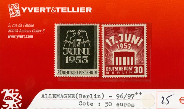 ALLEMAGNE BERLIN - n°96/97** ALLEMAGNE BERLIN - n°96/97**