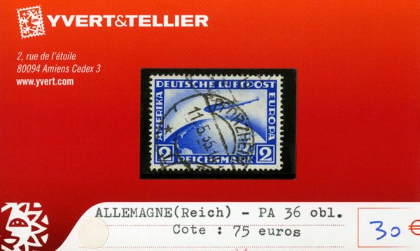 ALLEMAGNE IIIe REICH - PA n°36 obl. ALLEMAGNE IIIe REICH - PA n°36 obl.