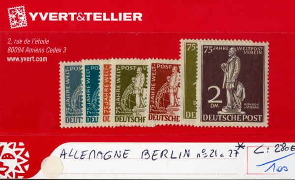 ALLEMAGNE BERLIN - n°21/27* ALLEMAGNE BERLIN - n°21/27*