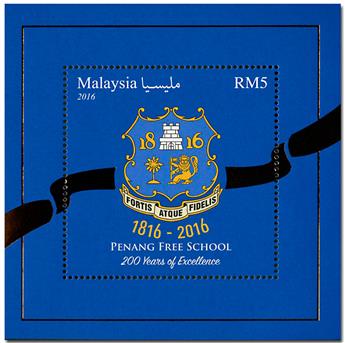 n° 205 - Timbre MALAYSIA Blocs et feuillets