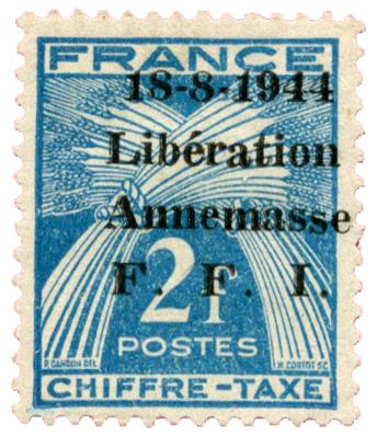 n°17T* (MAYER) - Timbre FRANCE Libération (ANNEMASSE) n°17T* (MAYER) - Timbre FRANCE Libération (ANNEMASSE)