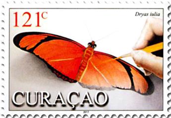 n° 556/561 - Timbre CURACAO Poste