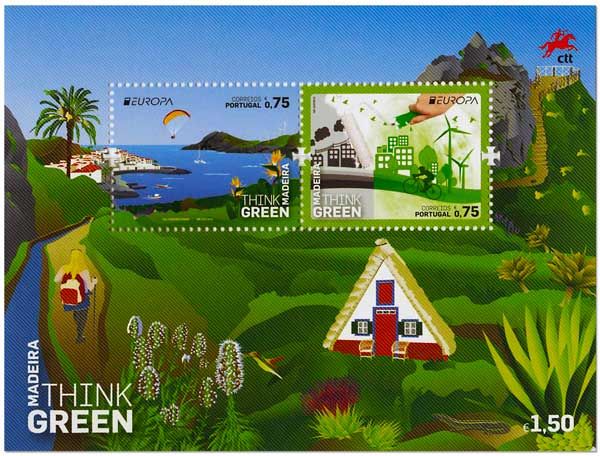 n° F371 - Timbre MADERE Poste (EUROPA) n° F371 - Timbre MADERE Poste (EUROPA)