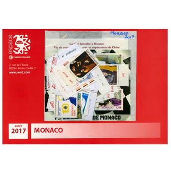 n° 3062/F3115 - Timbre Monaco Année complète (2017)