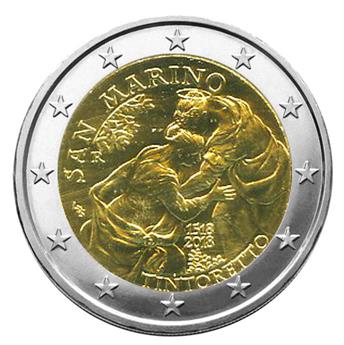 2 EUROS COMEMORATIVAS 2014 : SAN MARINO