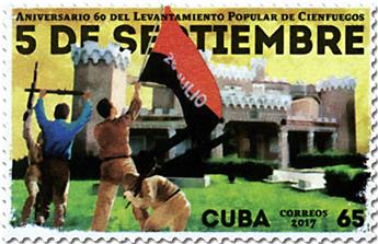 n° 5624/5625 - Timbre CUBA Poste