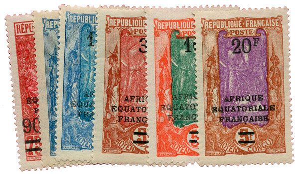 n°100/105* - Timbre CONGO Poste n°100/105* - Timbre CONGO Poste