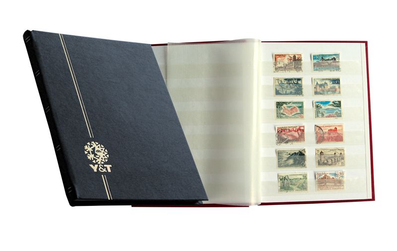 PERFECTA : Classeur fixe pour timbres (Petit modèle-Pages Blanches-16p.) PERFECTA : Classeur fixe pour timbres (Petit modèle-Pages Blanches-16p.)