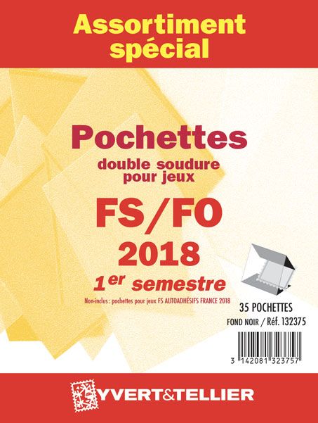 Assortiment de pochettes (double soudure) : 2018-1er semestre Assortiment de pochettes (double soudure) : 2018-1er semestre