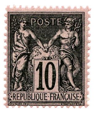 n°89* - Timbre FRANCE Poste n°89* - Timbre FRANCE Poste